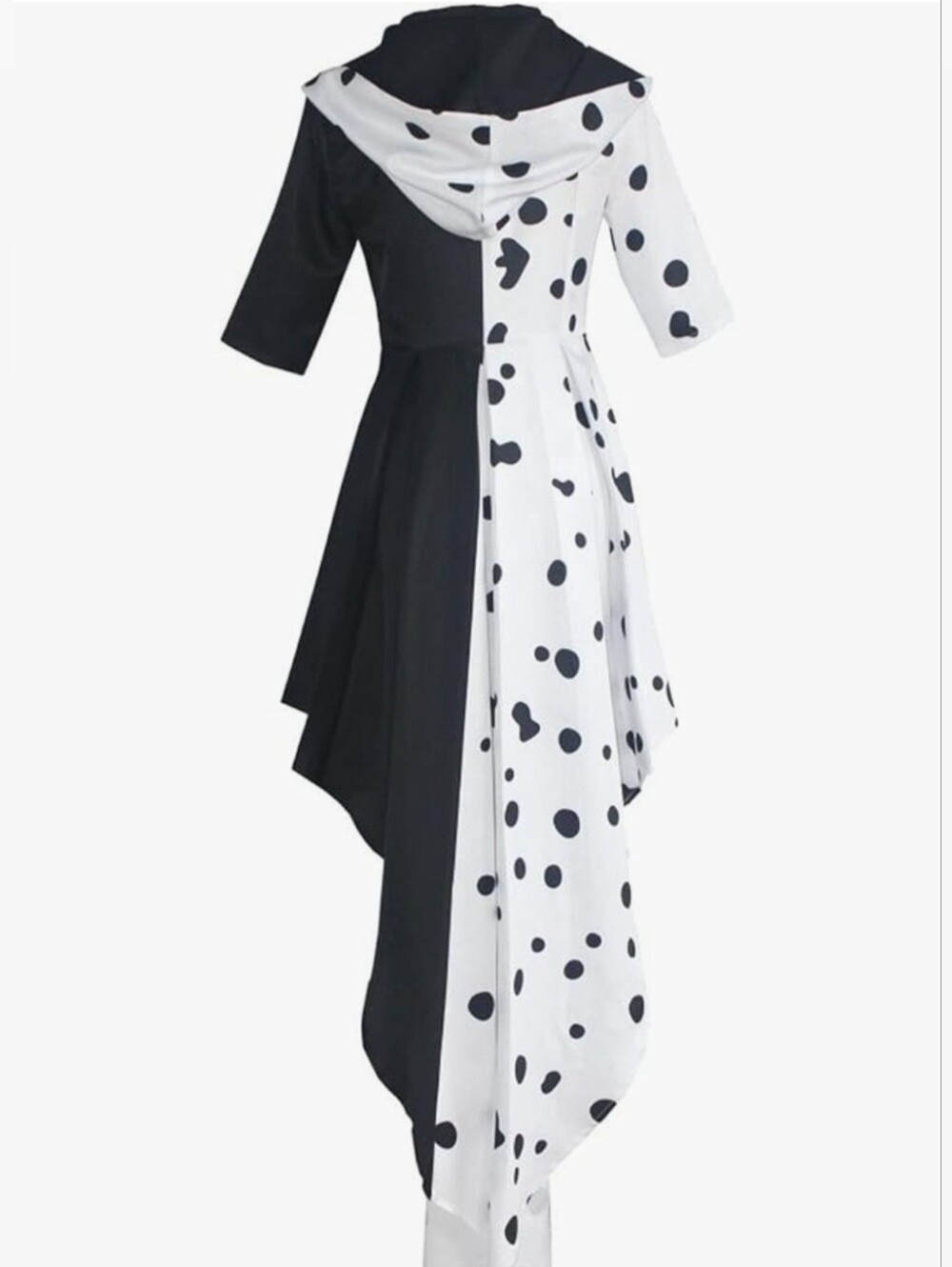 Halloween Costume - New Women's Deville Costume Dress with Gloves Full Set -Sz L - Picture 6 of 8
